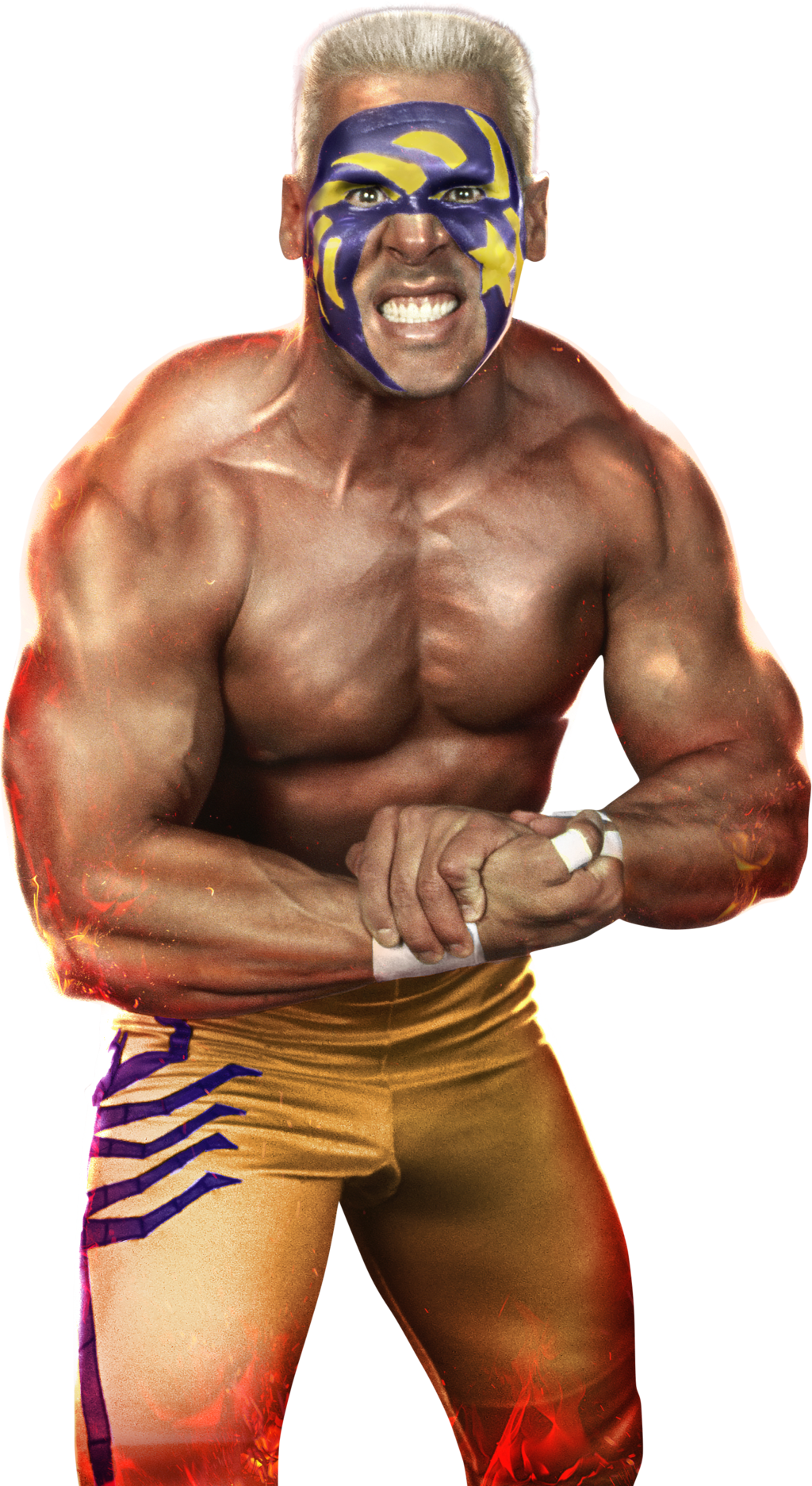 Sting '91 - Wwe Sting 91 (1024x1873), Png Download