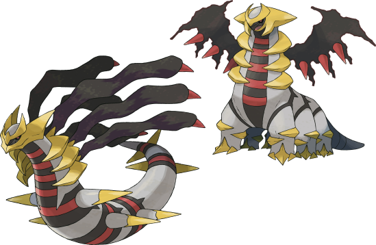 Giratina All - Pokemon Giratina (549x358), Png Download