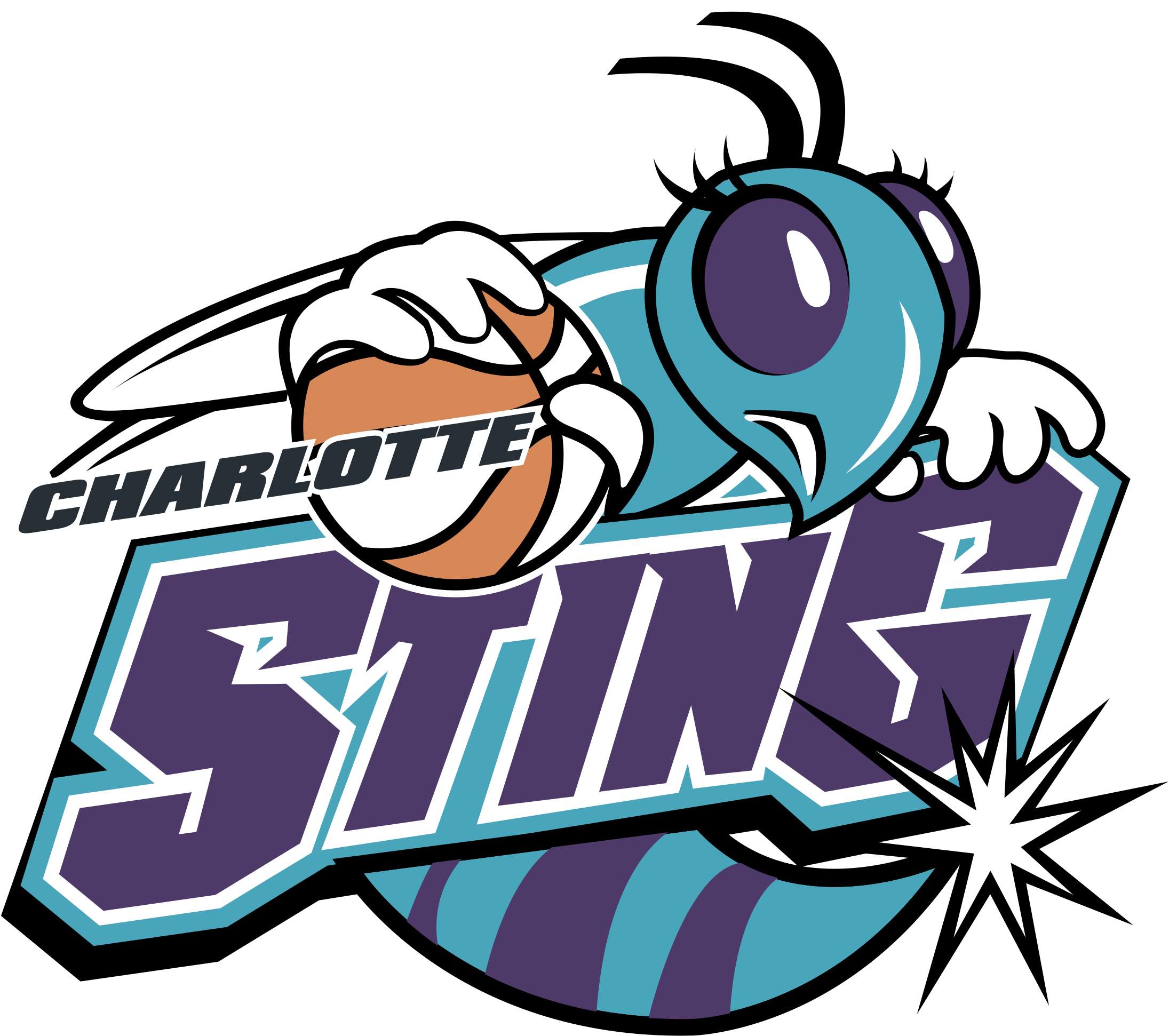 Charlotte Sting Logo Png Transparent - Charlotte Sting Logo (2400x2400), Png Download