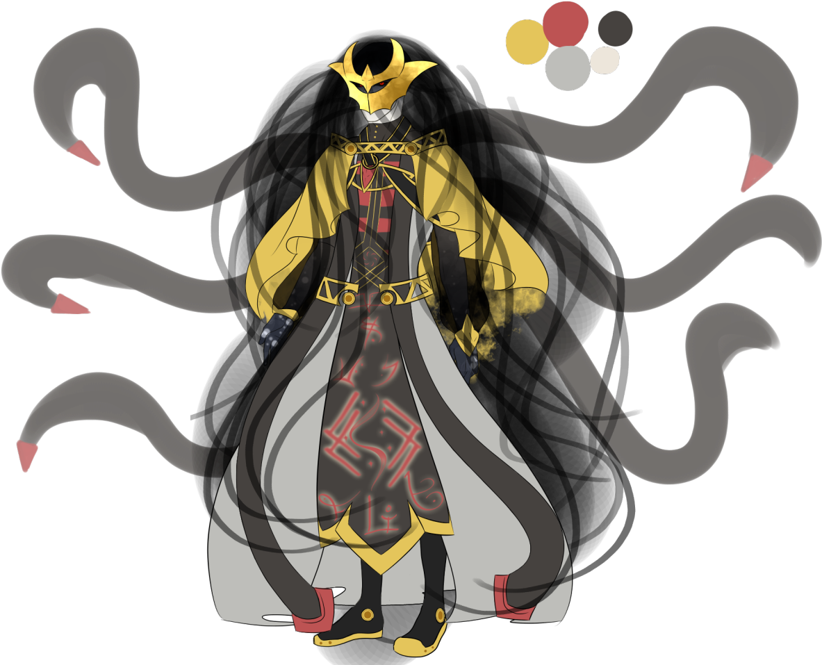Gijinka Giratina Tumblr - Illustration (500x375), Png Download