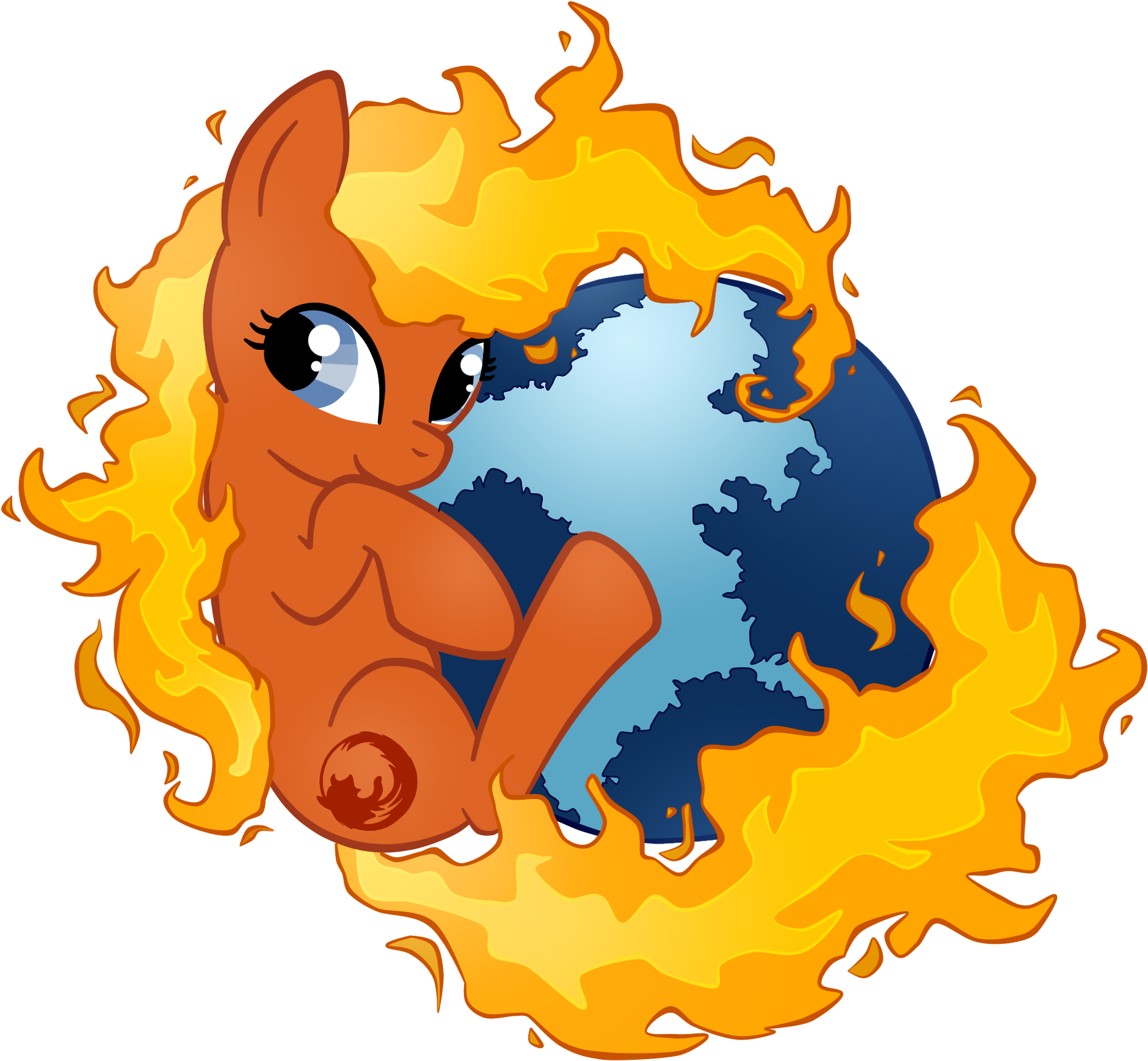 Noreasontohope, Browser Ponies, Firefox, Internet Browser, - Firefox Mlp (2184x2500), Png Download