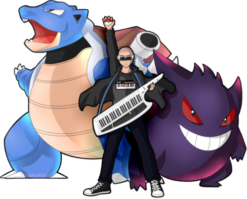 Gengar And Pokemon Trainer (500x402), Png Download