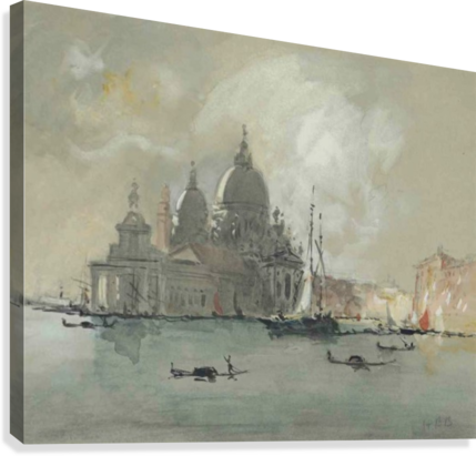 View Of The Salute, Venice Hercules Brabazon Brabazon - Venice (429x411), Png Download
