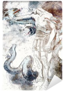 Slay The Nine-headed Lernaean Hydra - Visual Arts (400x400), Png Download