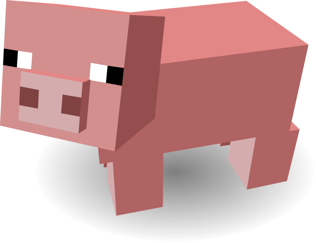 Minecraft Pig Clip Art (1024x790), Png Download