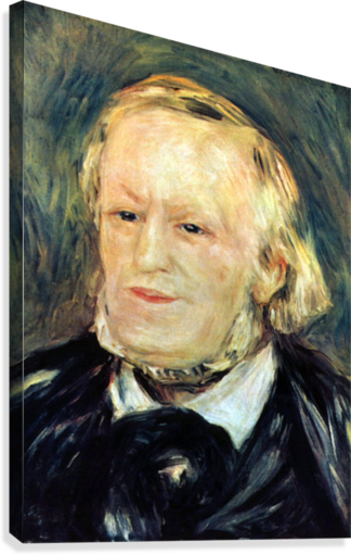 Of Richard Wagner By Renoir Canvas Print - Switchart Print: Renoir's Portrait Of Richard Wagner, (324x511), Png Download