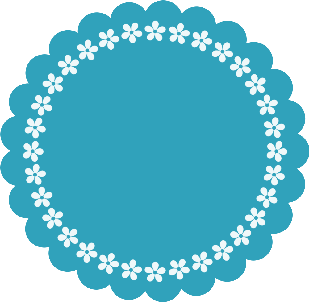 Frame Flor Png Brinde Para Seguidoras - Tags Redondos (1000x1000), Png Download