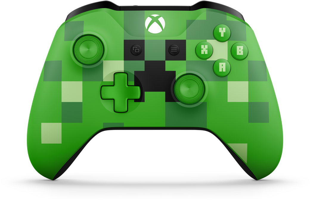 Oh Yes, The Minecraft Creeper And Minecraft Pig Xbox - Microsoft Xbox Wireless Controller - Minecraft Creeper (1080x822), Png Download