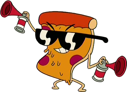 Transparent Pizza Uncle Grandpa - Titio Avô Steve Pizza (447x351), Png Download