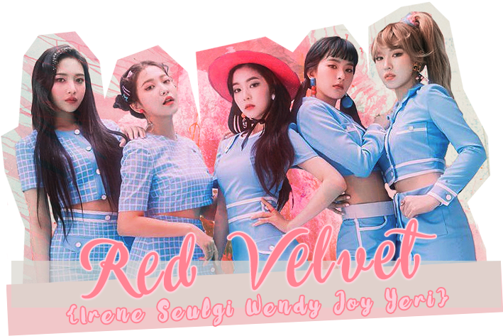 Red Velvet - Red Velvet Transparent Fan (800x600), Png Download