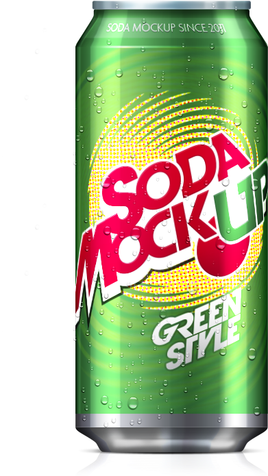 Margaritas - Can Mockup Psd Free (600x765), Png Download