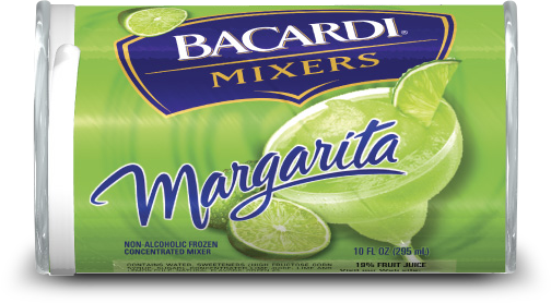 Bacardi Margarita Drink Mixer (504x278), Png Download