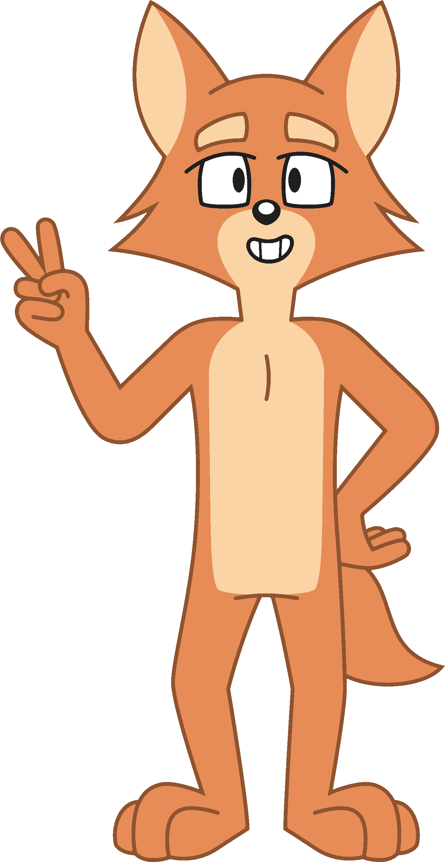Harvett Fox - Vexel (1695x3047), Png Download
