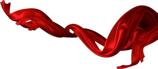 Tela Silk Seda Cloth Cinta Freetoedit - Red Silk Cloth Png (549x240), Png Download