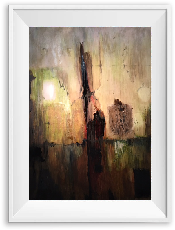 Grounded - Painting (692x802), Png Download