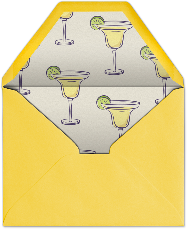 Margarita Party Evite (620x765), Png Download