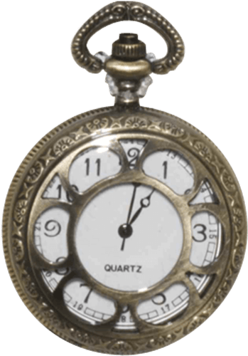 Steampunk Deluxe Pocket Watch - Steampunk Pocket Watch Transparent (555x555), Png Download