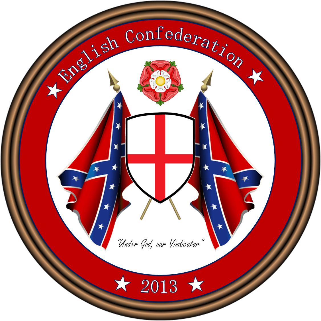 Eastern Emblem - Confederate Flag (1127x1127), Png Download