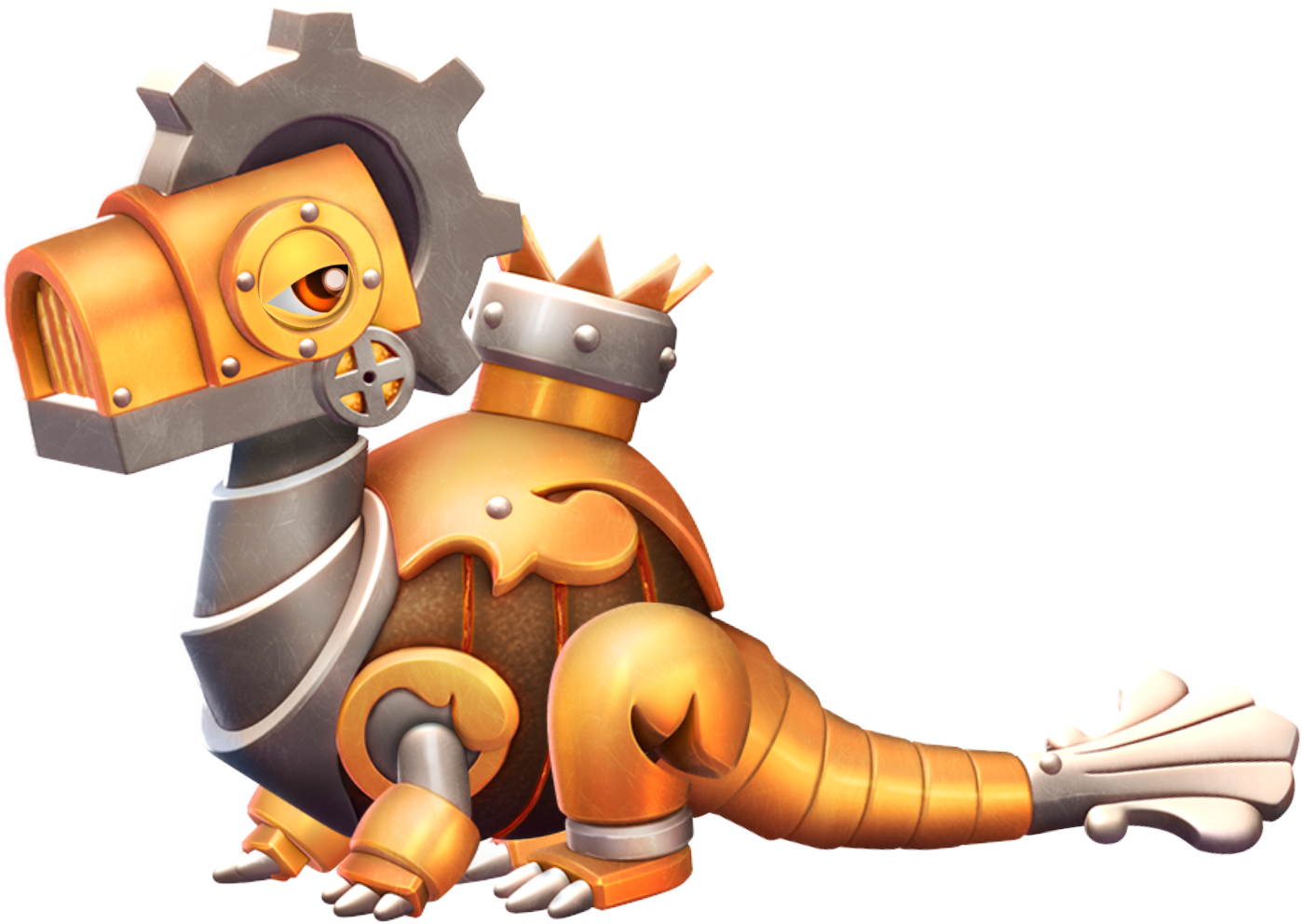 Steampunk Dragon - Cartoon (1398x992), Png Download