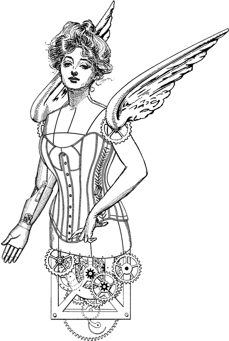 Cane Drawing Steampunk - Plaid Blanket Scarf, Flapper Scarves, Checkered Scarf, (561x768), Png Download