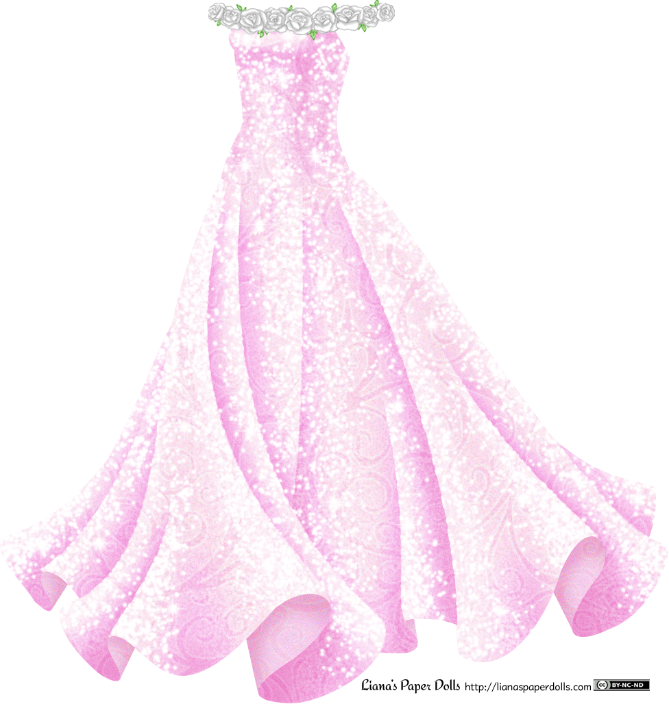 A Sleeveless Pink Gown With A Fitted Bodice And A Full - Twirling Dress Drawing (976x1028), Png Download