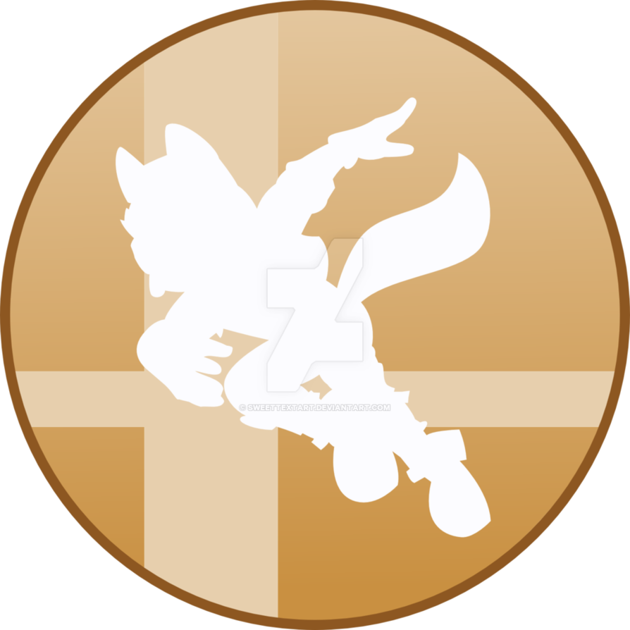 Super Smash Bros Fox Button By Koonzycorner On Deviantart - Smash Bros Fox Vector (894x894), Png Download
