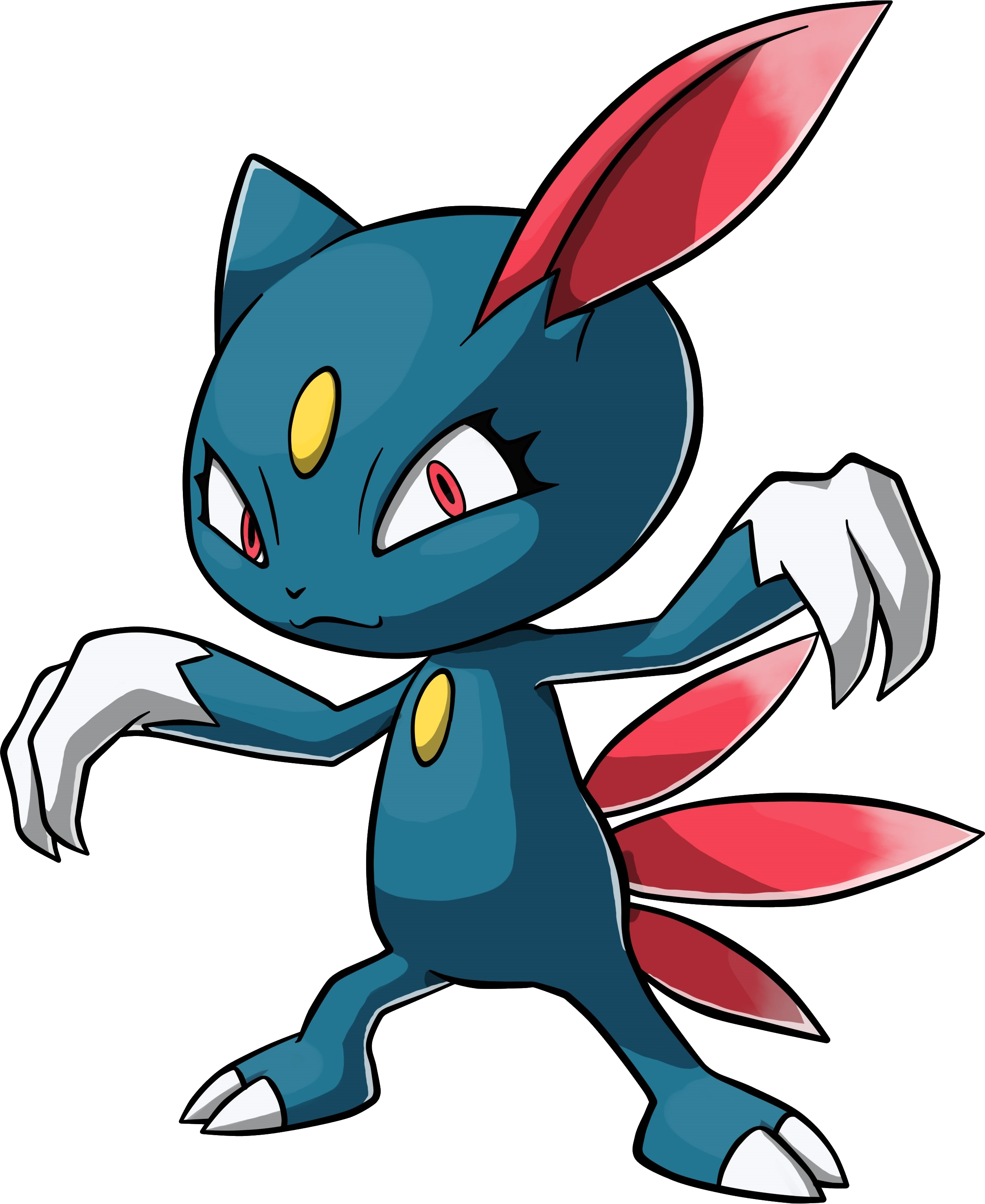 215sneasel Pokemon Ranger Guardian Signs - Sneasel Png (2419x2956), Png Download