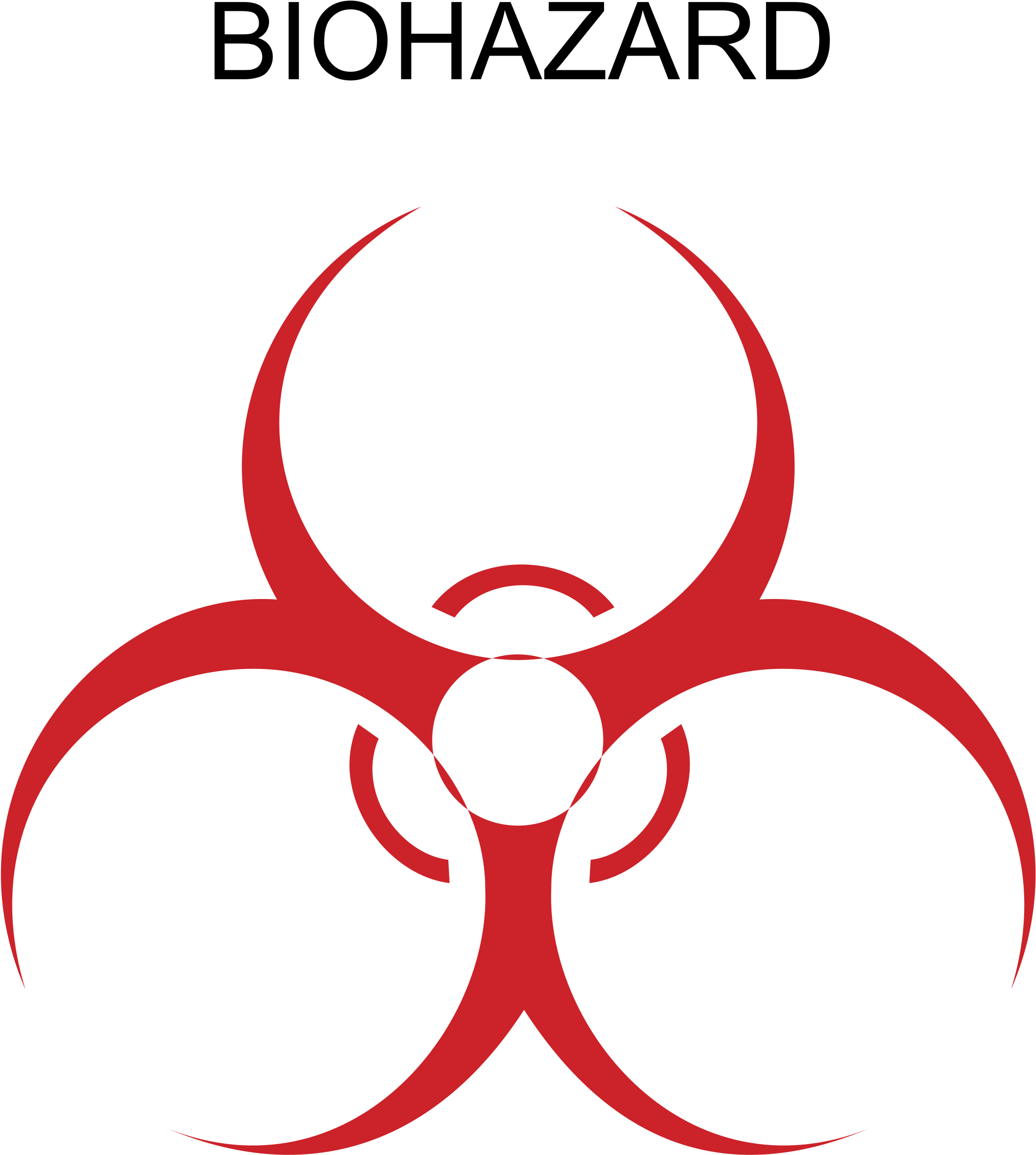 Biohazard Logo Png Transparent - Biohazard Sign Transparent Background (2400x2400), Png Download
