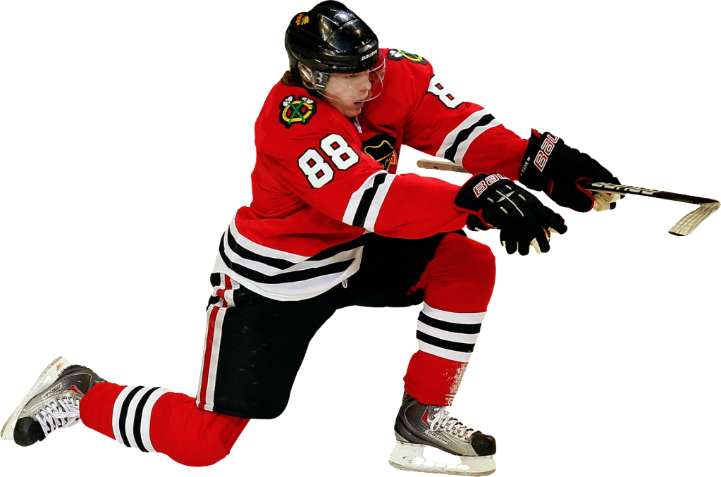 Black Hawk, Chicago Blackhawks, Patrick Kane, Athletes - Patrick Kane Celebrating Png (1023x677), Png Download