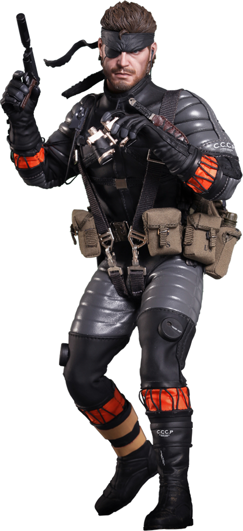 Naked Snake Action Figure - Hot Toys - Metal Gear Solid 3 Videogame Masterpiece (480x1047), Png Download