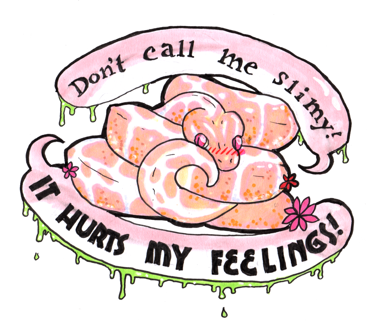 Snakes Are Cute - Cute Corn Snake Drawing (1280x1147), Png Download