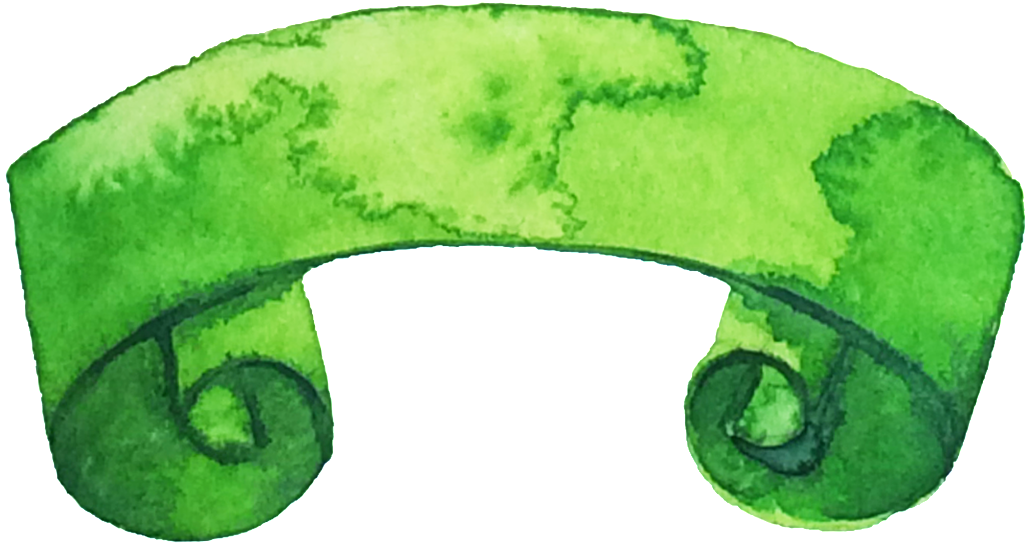 Beautiful Green Ribbon Png - Titulo Con Plantas (1024x1024), Png Download