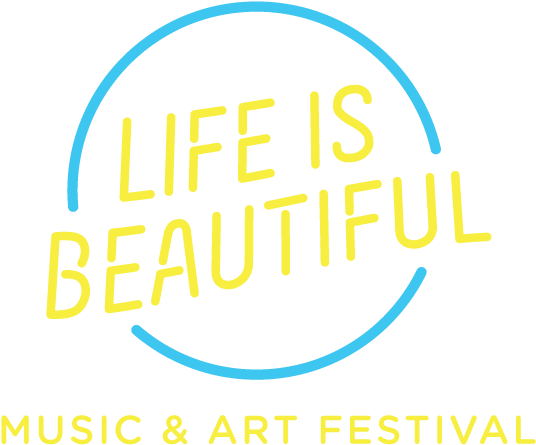 Stevie Wonder, Imagine Dragons, Kendrick Lamar, Duran - Life Is Beautiful Festival Logo (556x448), Png Download