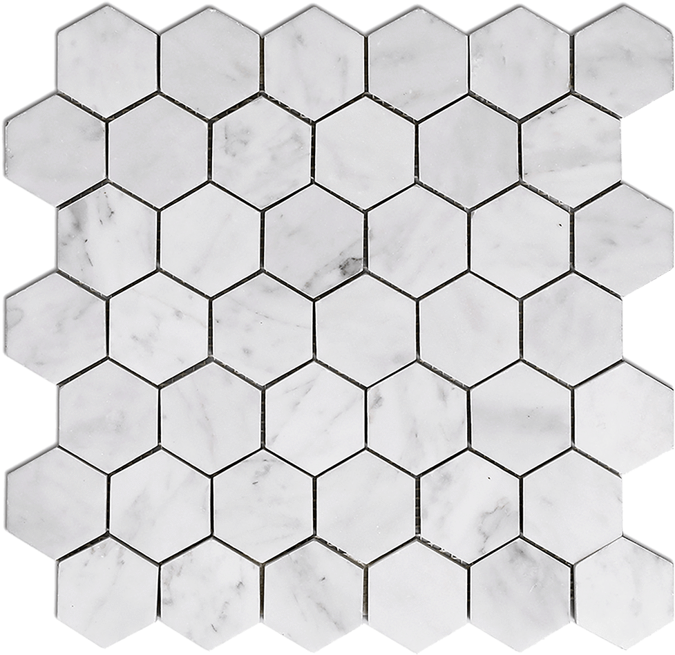 2" Bianco Gioia Marble Mosaic Tile Hexagon - Behr Premium Plus Ultra 8 Oz. #350c-3 Applesauce Interior/exterior (1024x1024), Png Download
