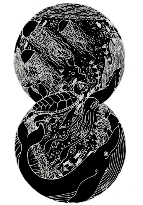 Sea - Illustration (500x700), Png Download