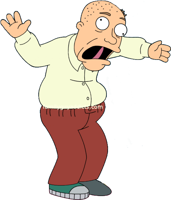 Peter's Boss - Family Guy Characters Opie (569x666), Png Download