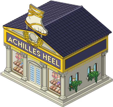 Fg Building Achilles Sandalshoppe - House (490x480), Png Download