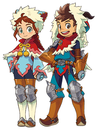 Monster Hunter Stories Protagonist (365x501), Png Download