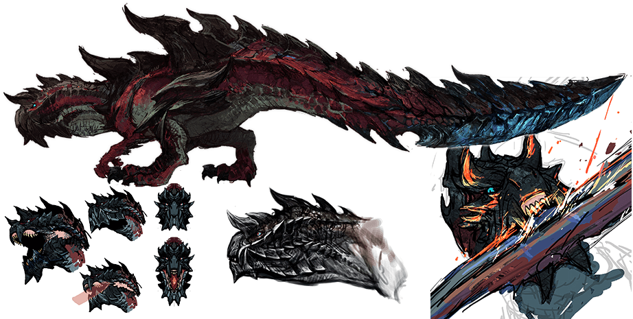 Tumblr Npelm7jhkk1ruxn67o1 1280 - Glavenus Monster Hunter World (980x523), Png Download