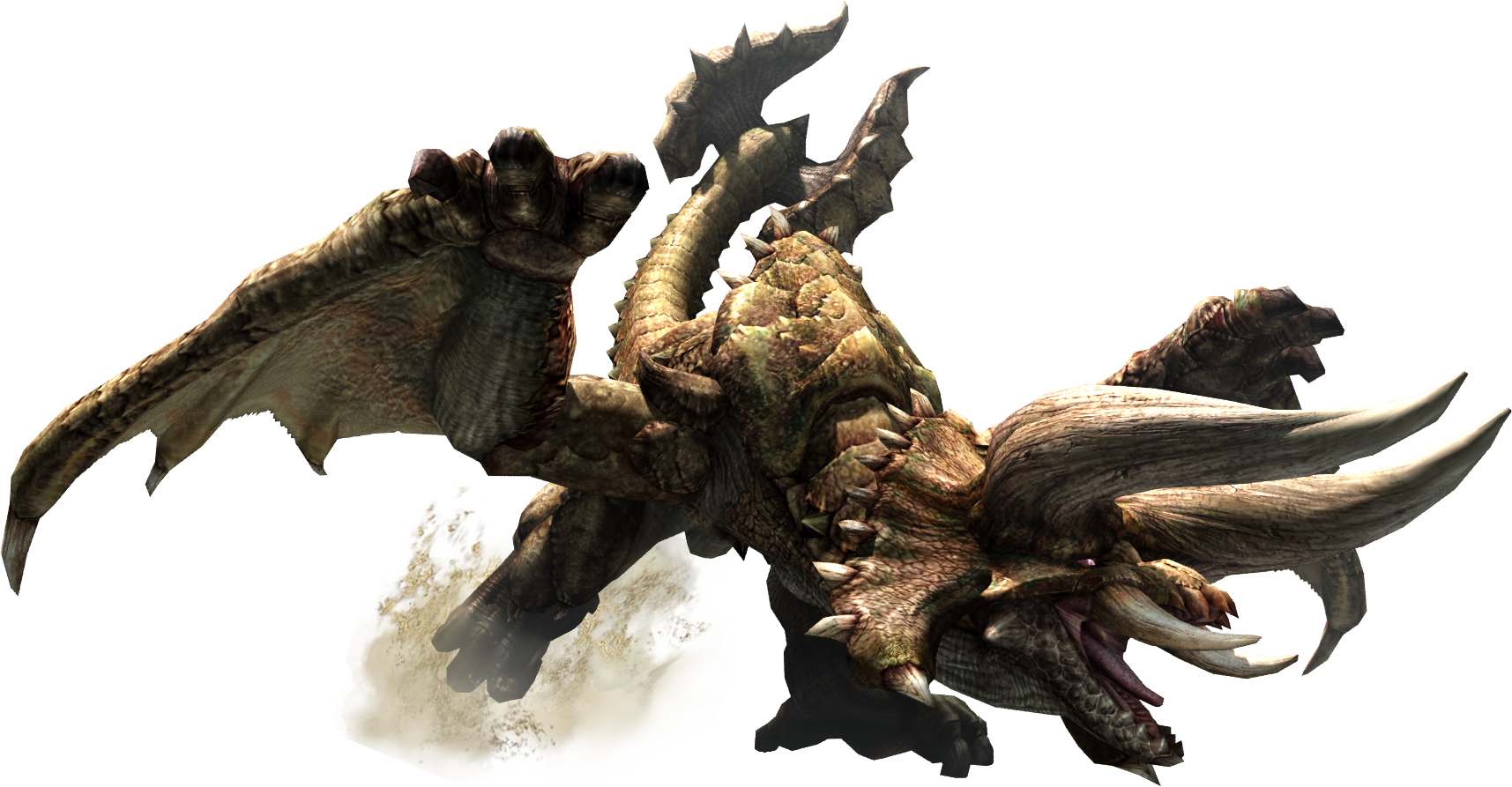 3rdgen-diablos Render - Diablos Monster Hunter (1715x893), Png Download