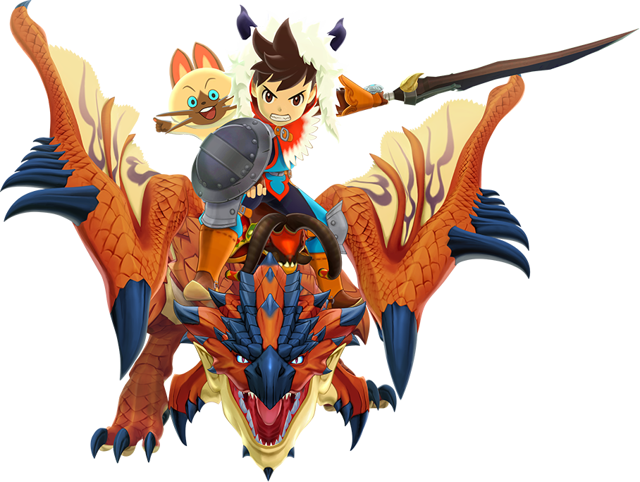 Monster Hunter Stores Comes Out Next Year In Japan - Monster Hunter Stories Png (908x684), Png Download