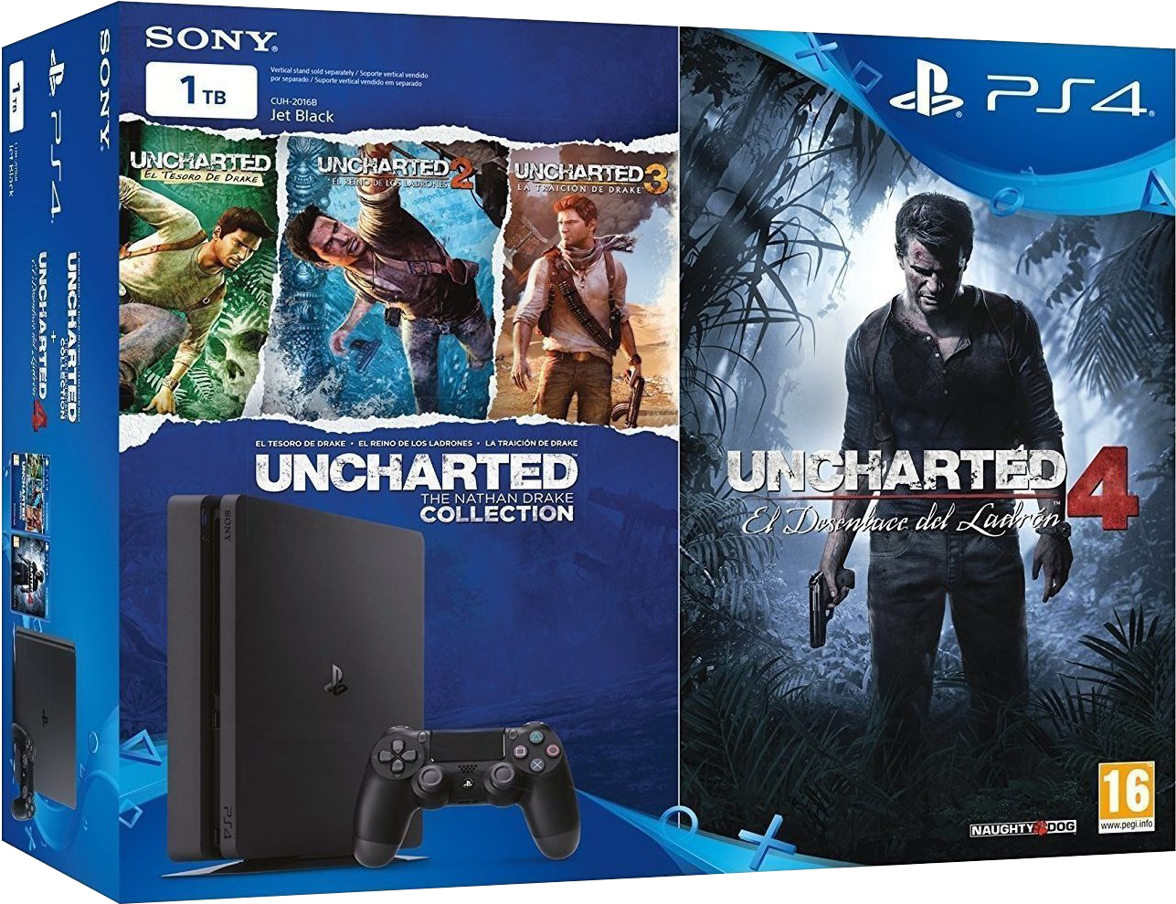 Playstation 4 1τβ D Chassis Uncharted - Uncharted 3 Drakes Deception (1326x1326), Png Download