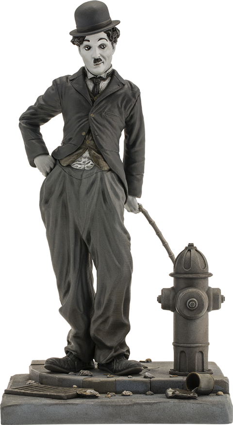 Charlie Chaplin Charlie Chaplin The Tramp Statue By - Charlie Chaplin “the Tramp” (480x875), Png Download