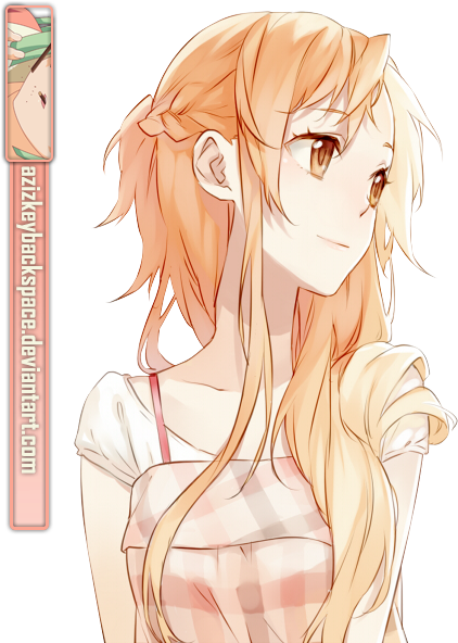 Asuna Yuuki - Dibujos De Chcas Anime (447x600), Png Download
