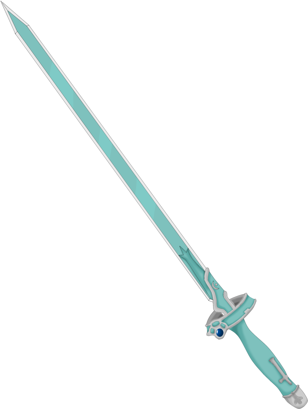 28 Collection Of Asuna Sword Drawing - Lightsaber (1024x1377), Png Download