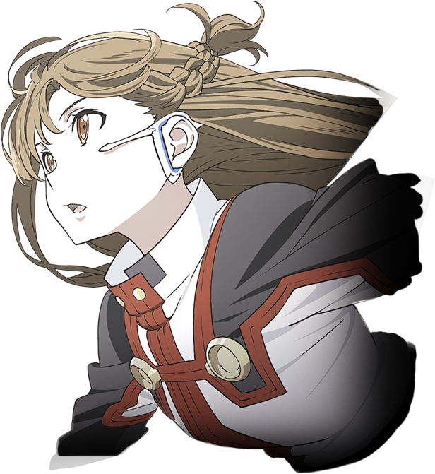 A Female Rapier Wielder In Sao And Kirito's Girlfriend - Sword Art Online Ordinal Scale Headset (643x730), Png Download