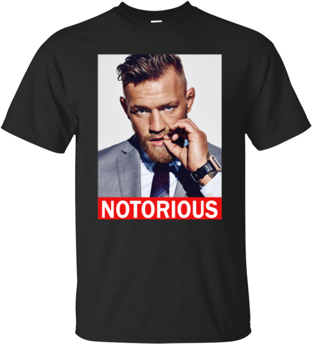 Conor Mcgregor Notorious Shirt - Notorious Mcgregor Png (1155x1155), Png Download