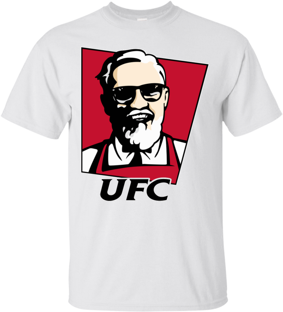 Trending Conor Mcgregor Ufc Kfc Parody Shirt G200 Gildan - Conor Mcgregor Kfc Logo (1024x1024), Png Download