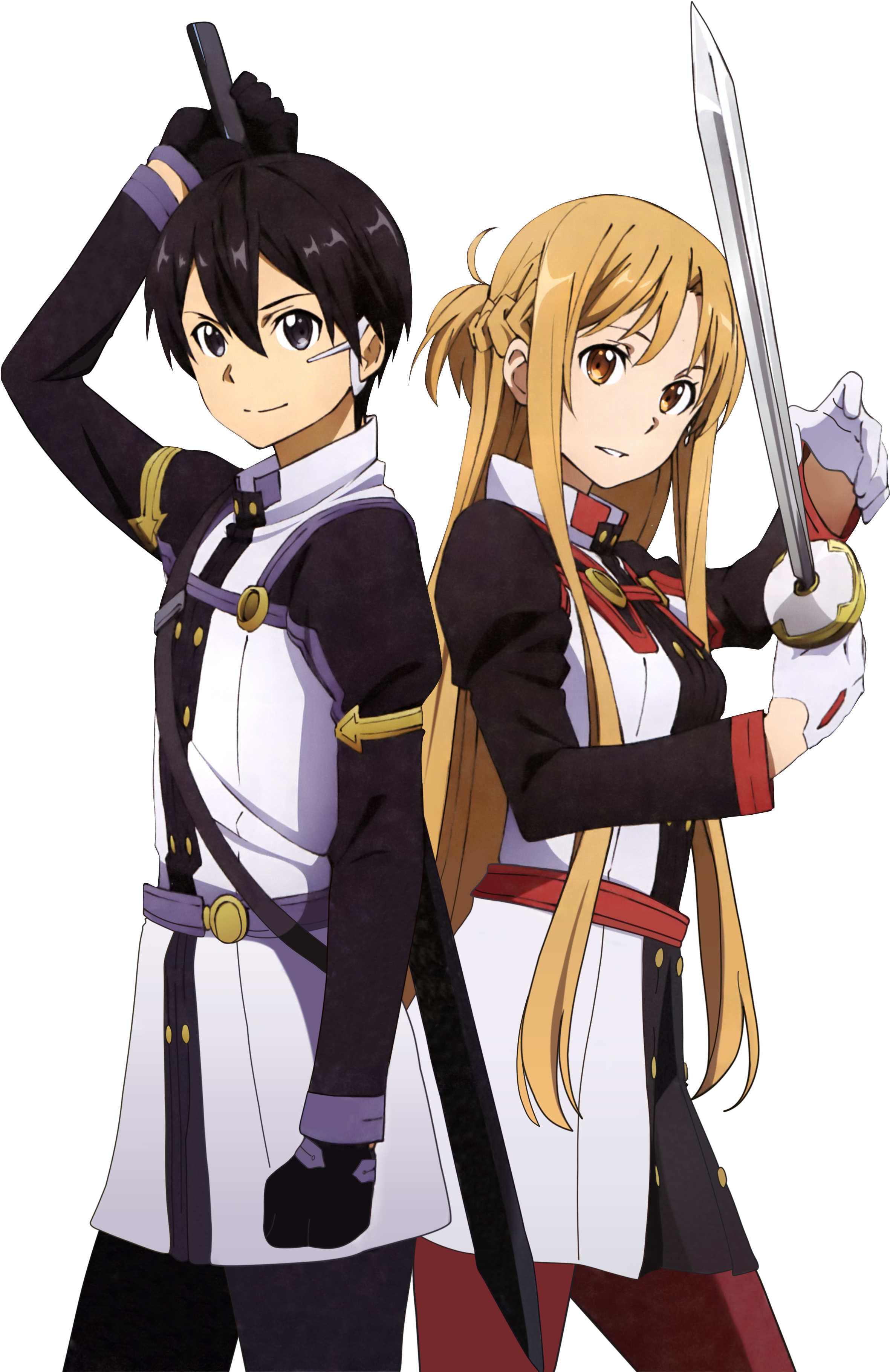 Download Png - Asuna X Kirito Ordinal Scale (2394x3825), Png Download