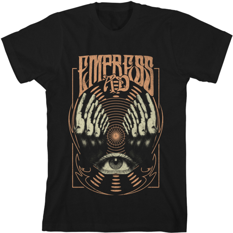 Black All Seeing Eye T-shirt - Nirvana Unplugged Shirt (800x800), Png Download